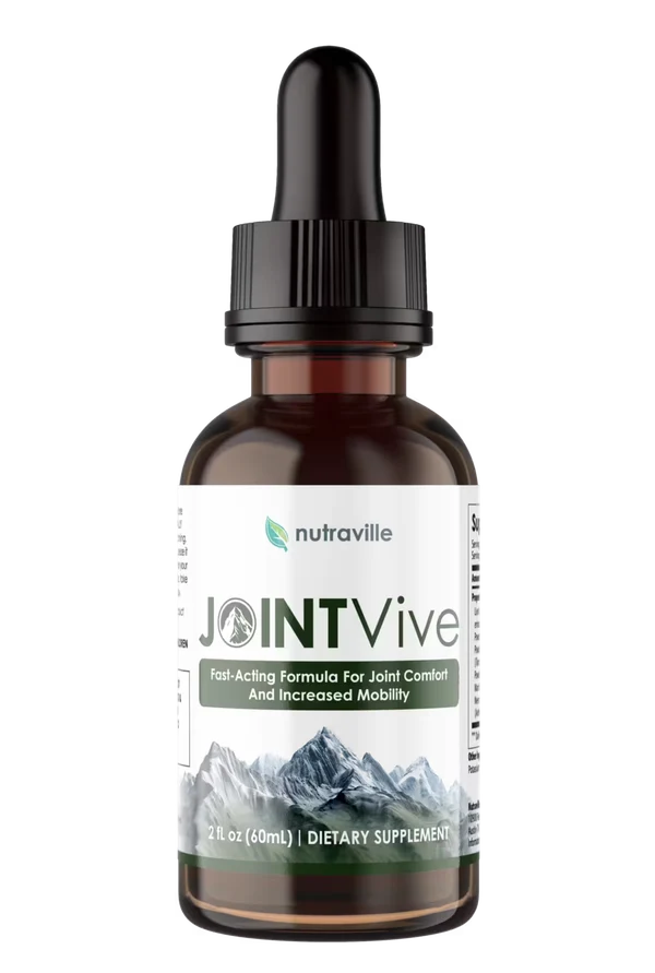 JointVive joint comfort and mobility liquid drop bottle